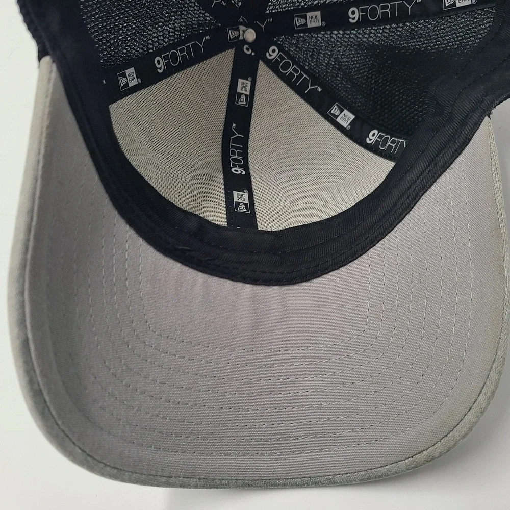 Houston Astros Hat Snapback New Era 9Forty Gray Black MLB 2017 Postseason Men‎
